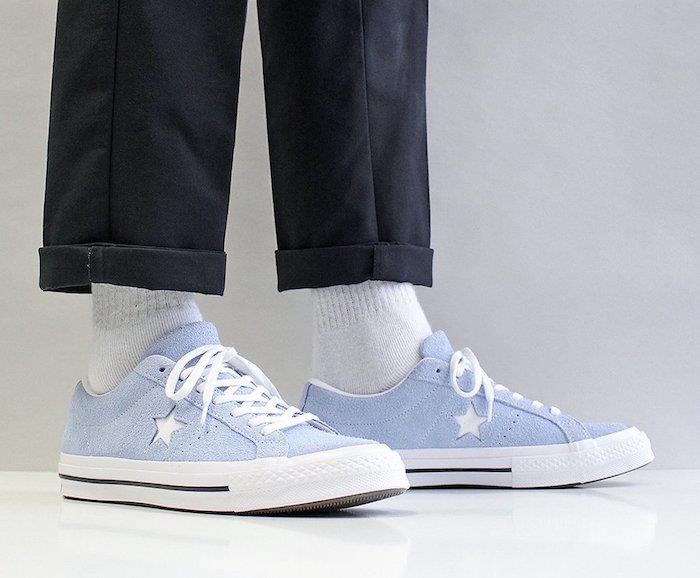 Converse One Star Ox sky blue sky light blue ako basketbal 2018 muž