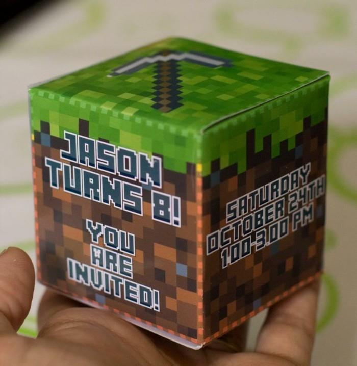 cool-födelsedag-inbjudan-kort-fri-låda-minecraft