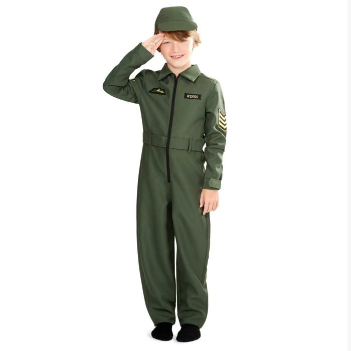 kiabi-kid-kostym-halloween-i-grönt-storlek