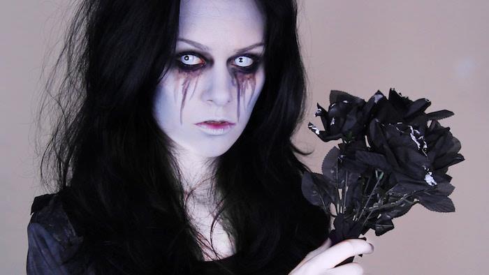 odöda smink zombie kvinna