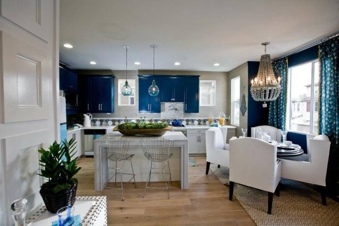 color-duck-blue-deco-peacock-blue-cool-design-kitchen-wonderful