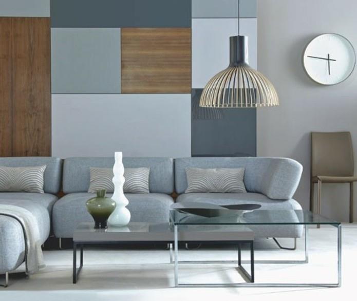 taupe-paint-color-deco-obývacia izba-šedá-veľmi jednoduchá-s-čistými líniami