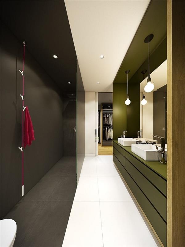 farebný trend 2021 interiérová výzdoba dizajn rozloženie kúpeľne dĺžka