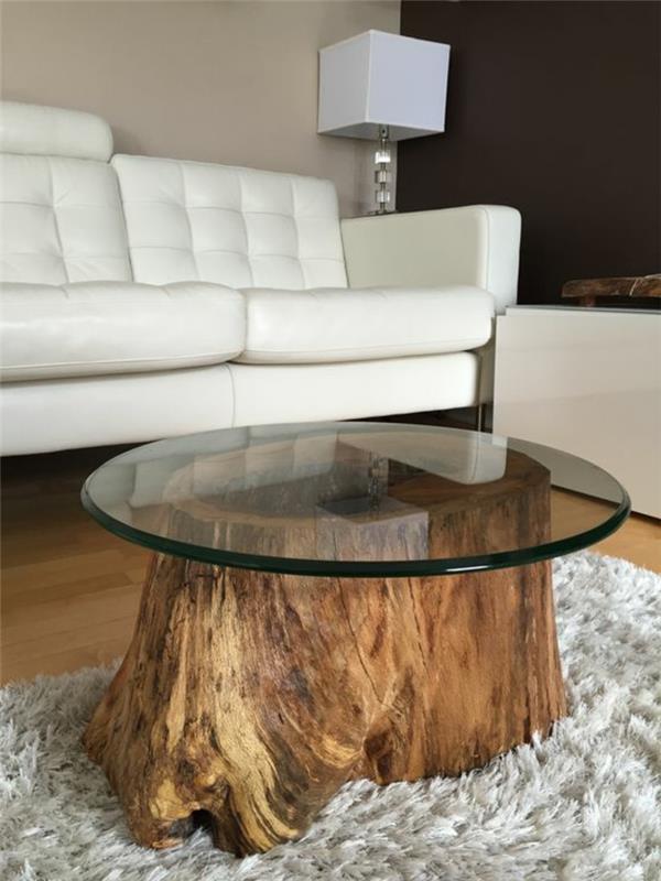 tvorba-v dreve-plaváky-stôl-sklenený-koberec-moderná-obývačka