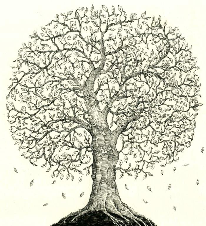 تعلم كيفية رسم أوراق شجرة التاج