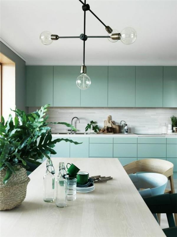 kuchyňa-v-mori-zelenom-škandinávskom-nábytku-nápadoch-lacnom-dizajnovom-osvetlení
