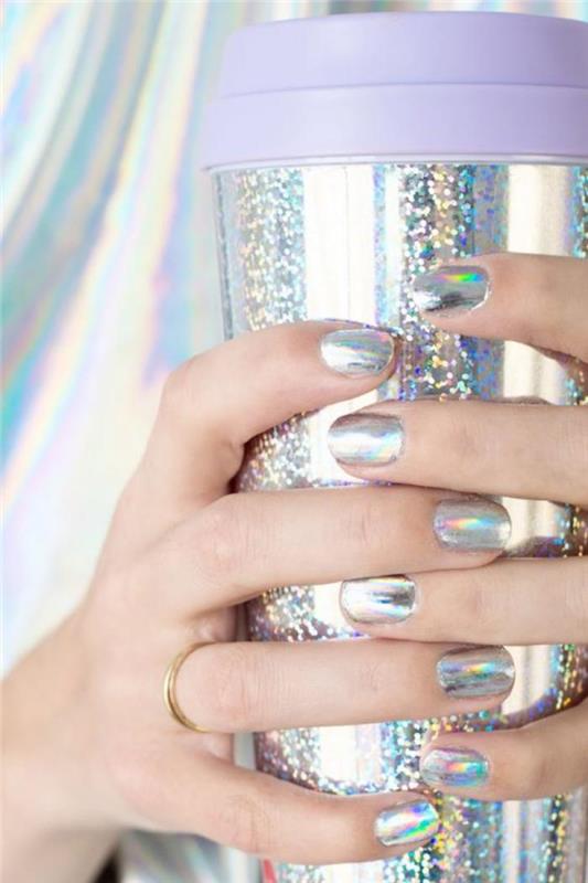 deco-nail-art-roll-holografického papiera