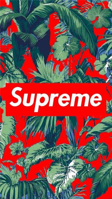 Najlepšia vinobranie tapeta pre iPhone, cool fototapeta Supreme Supreme swagg