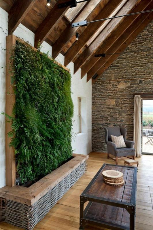 dekoracia-vchod-so syntetickou trávou-na-steny-strop-pod-svahom-dekorácia-syntetický trávnik