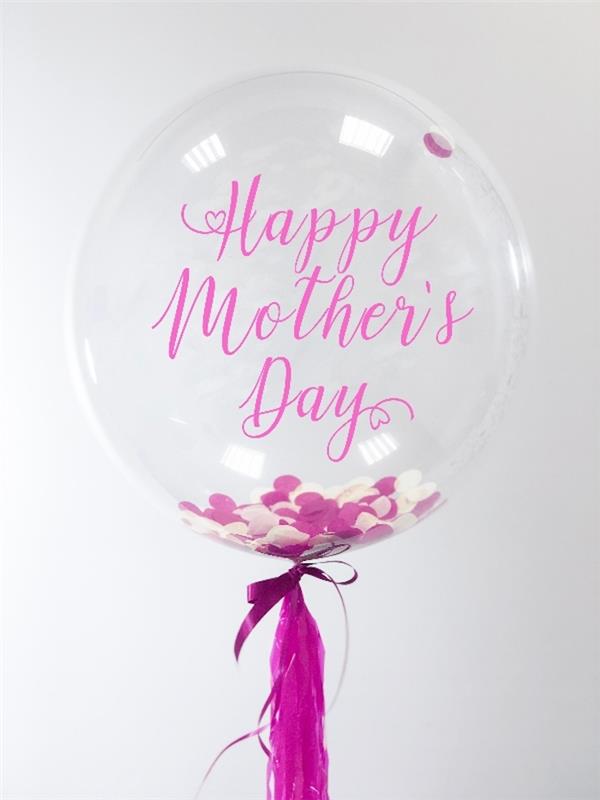 Ballong för att fira mors dag, hälsa alla mammor för hennes dag, glad mors dag, mors dag foto, glad mors dag