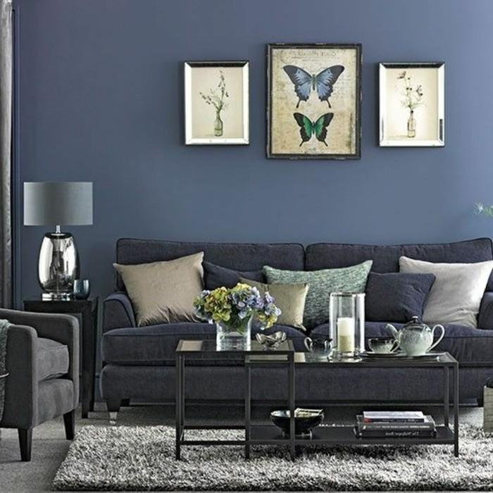 Deco-salon-moderna-farebna-siva-a-modra-riflovina-pre-a-elegantny-a-sucasny interiér