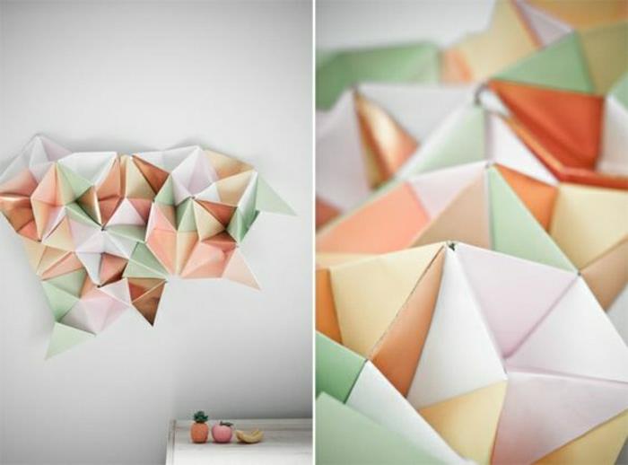 dekorácia-s-figúrkami-origami-farebný-papier-skladací-origami-v-papieri