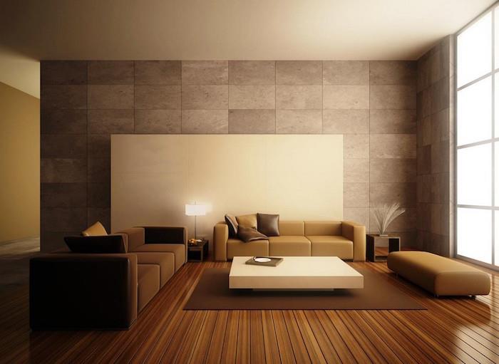 jednoduchá moderná a vintage dekorácia dizajnu obývačky