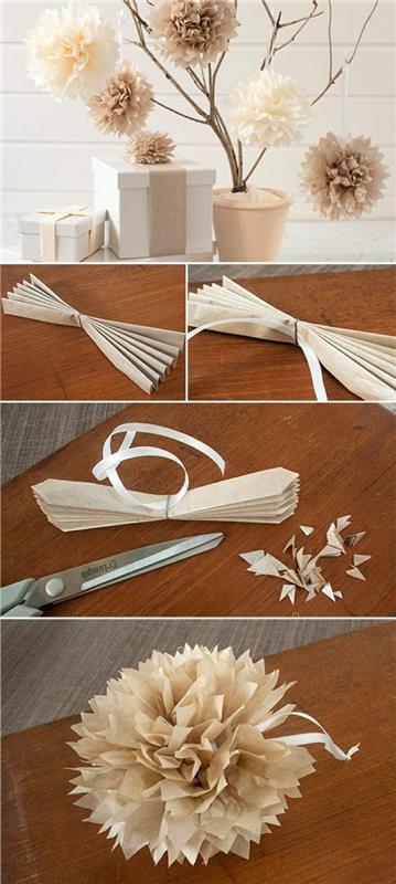 billigt-bröllop-dekoration-i-vitt-papper-diy-dekoration-i-papper-bröllop-bord