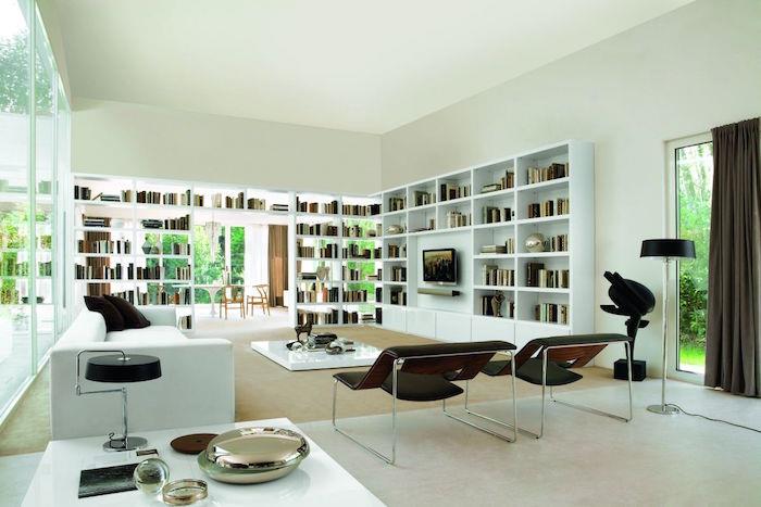 súčasný a moderný štýl nábytku do obývačky a dizajnové dekor