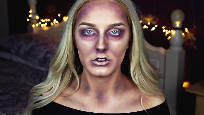 enkel hemlagad halloween smink