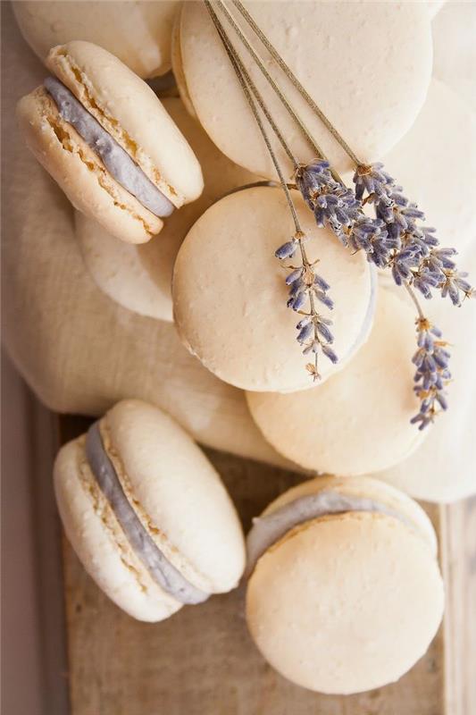 macarnos med lavendelkräm hur man lagar mat med lavendelaktivitet att göra hemma