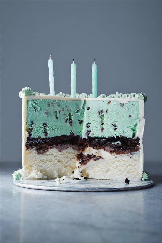 ako pripraviť originálny narodeninový koláč, recept na domácu zmrzlinovú tortu