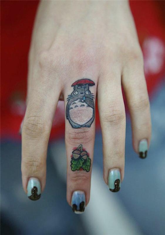 kpop stil finger tatuering, ovanlig tatuering