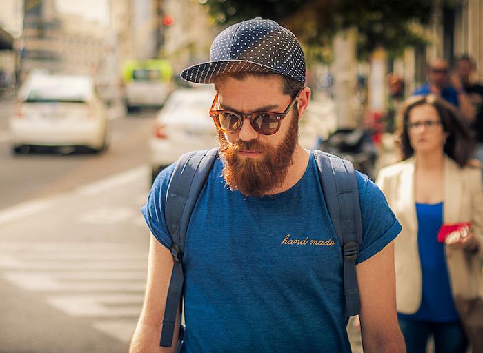 hur man har en stor röd skägg hipster man