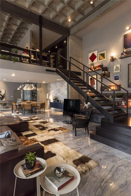 metall-upphängd-trappa-loft-trappa-design