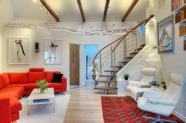 loft-lägenhet-anda-med-en-halv-sväng-trappa