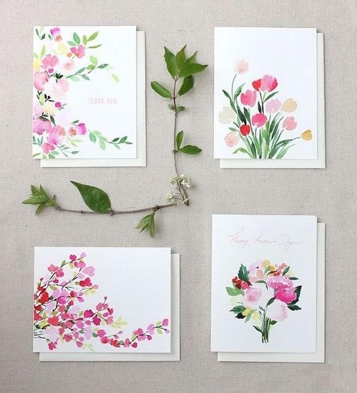 príklady karty ku dňu šťastnej matky s viacfarebnými kvetmi