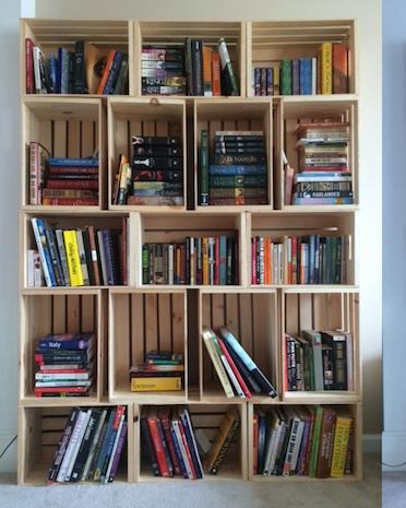 gör-en-trä-låda-deco-billig-hyllor-gammal-äpple-låda-vin-låda-gammal-idé-dekoration-diy-bibliotek