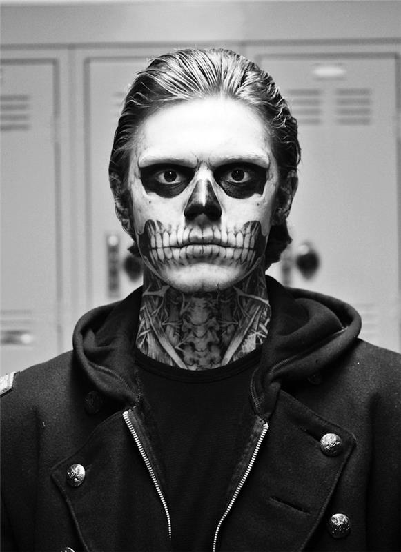 Halloween Zombie Skull Makeup
