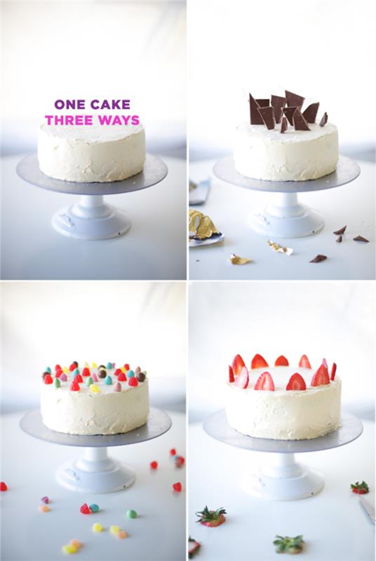 ثلاث طرق لتزيين كعكة عيد ميلاد طفل بسيط