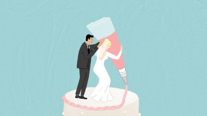 Dove designring för bröllopsbild förlovningsfri tårtdekoration