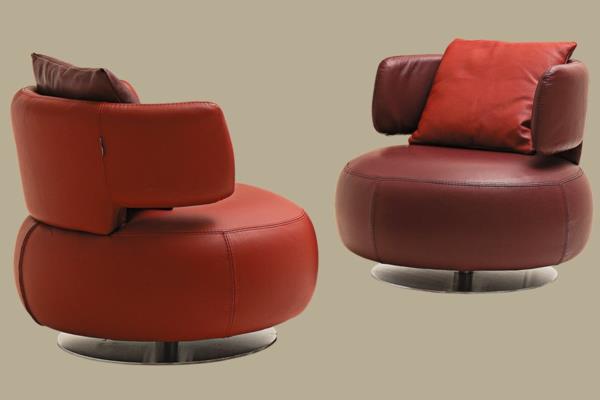 كرسي بذراعين من روش بوبوا تصميم مثير للاهتمام