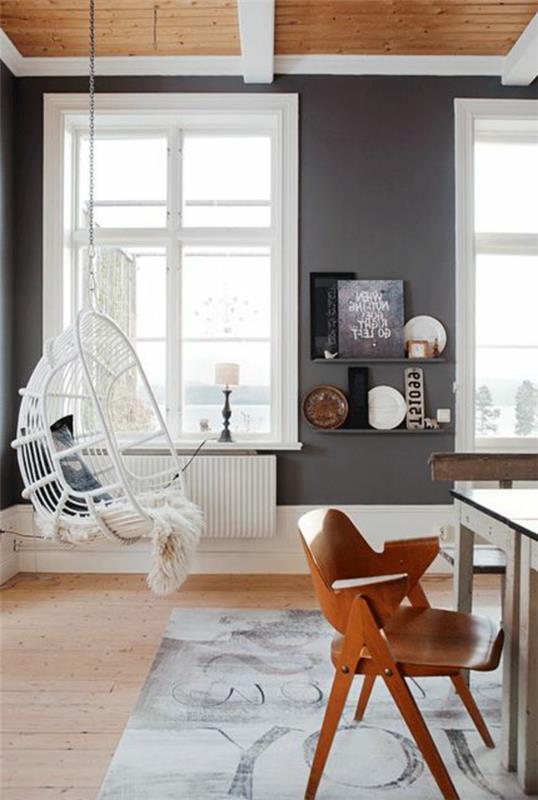 Skandinavisk-interiör-hängande-stol