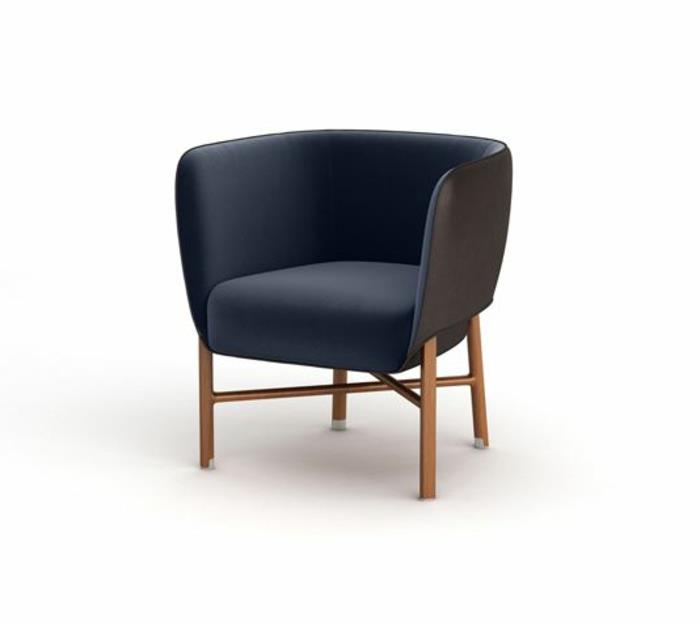 الكراسي ذات الذراعين القابلة للتحويل - كرسي بذراعين صغير - أسود - إلى - أجمل - غرفة المعيشة المعاصرة