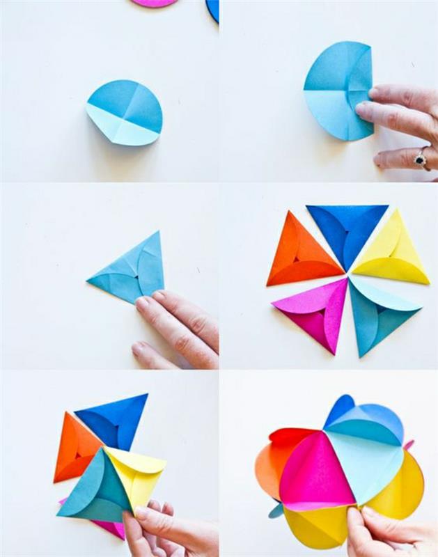 farebné-papierové figúrky-origami-vo-farebnom-papierovom-kvetinovom-origami-skladaní-v-papieri