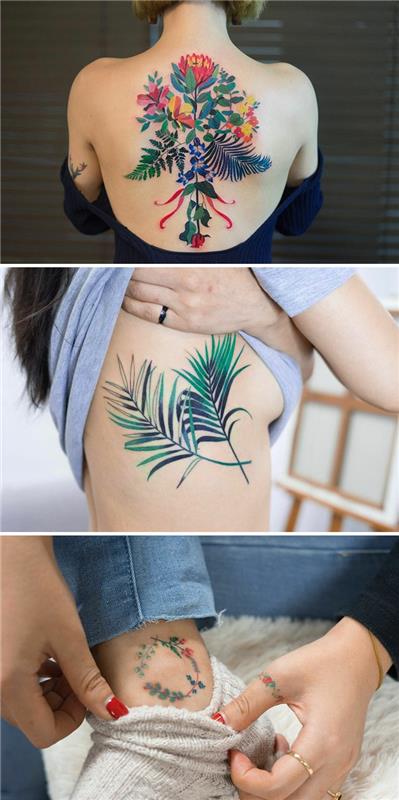 Tiare kvetinové tetovanie kvety tetovanie kvetov