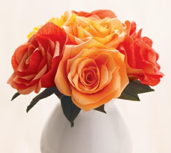 crepon-papper-blomma-idéer-rosor