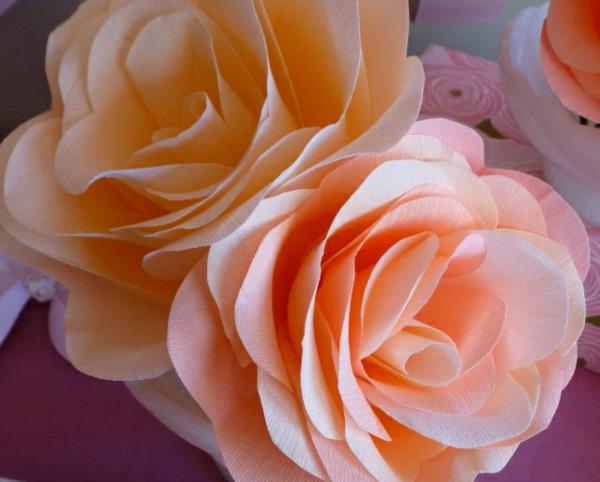 ballerina-rosa-crepon-papper-blomma