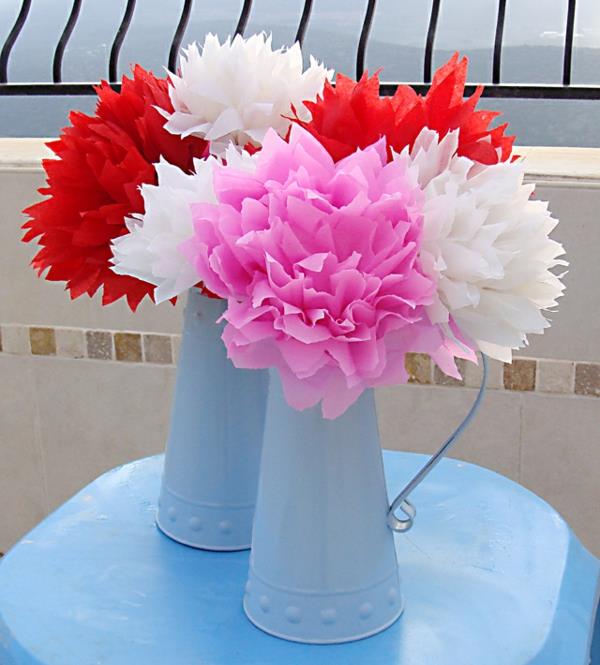 mexikansk stil-crepon-papper-blomma