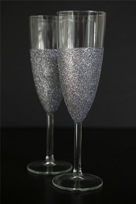 flöjt-av-champagne-lyx-champagne-romantisk-silver-atmosfär