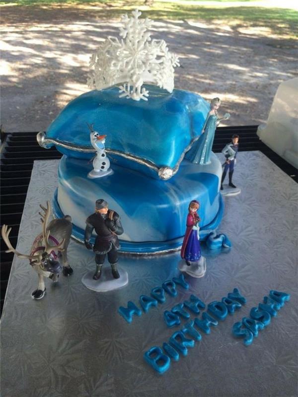 frusen-snö-drottningen-födelsedag-tårta-tjej-tårta-bild-4-års-födelsedag