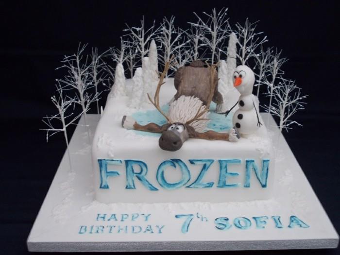 frusen-snö-drottningen-födelsedag-tårta-tjej-tårta-bild-frusen-disney-olaf