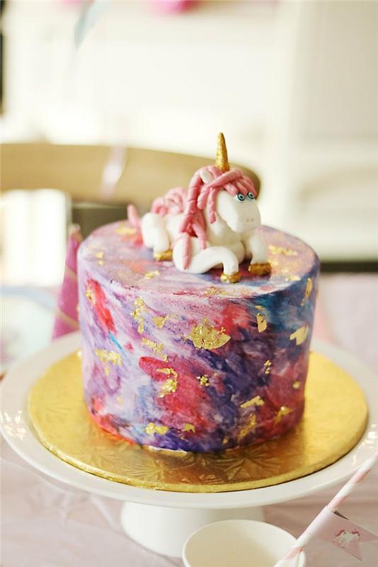 narodeninová torta čokoládová torta pre chlapca alebo dievča pre dieťa zlatá