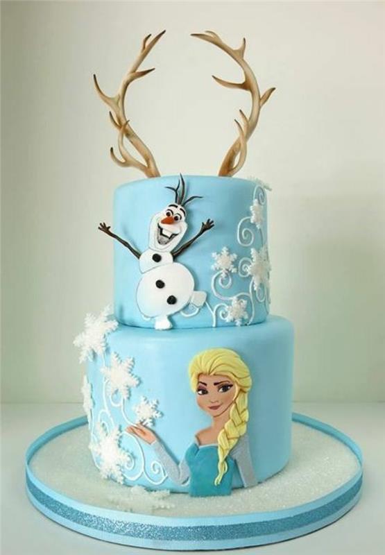 snow queen cake hur man gör elsa