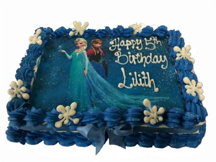 snow queen cake lilith födelsedagstårta topper