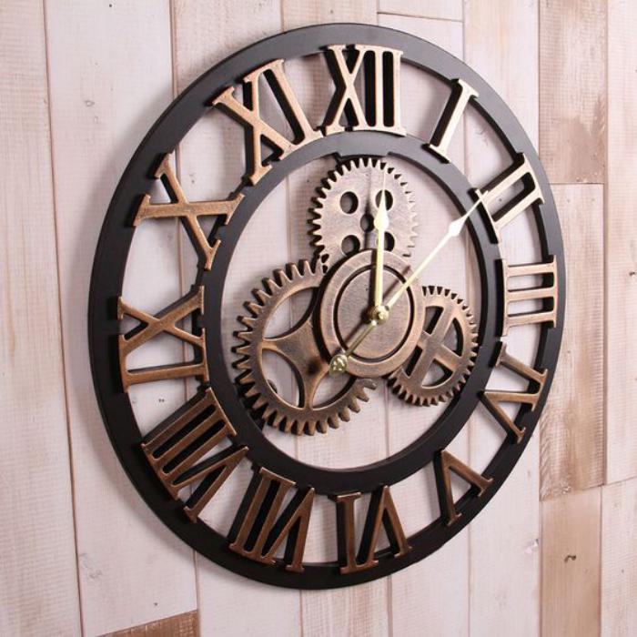 stor-vägg-klocka-steampunk-stil-vägg-klocka