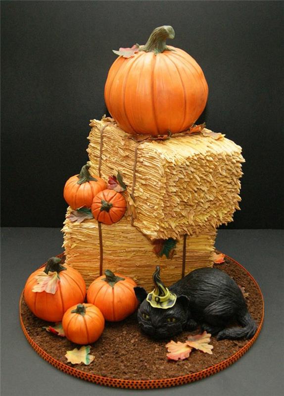 Halloween-tårta-lätt-att-fest-alla-helgon-deco-original-idé