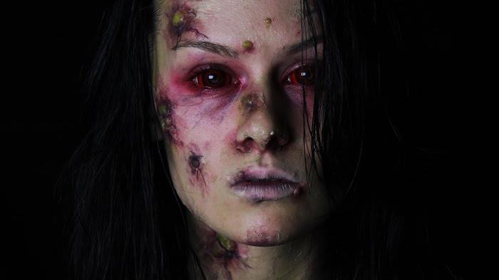 halloween smink zombie brud kostym