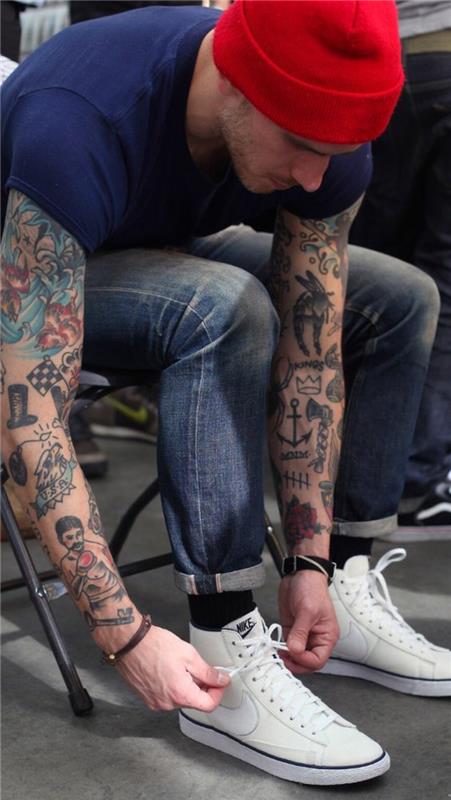 Rockabilly tattoo tetovanie orol tetovanie znamená mužský rukáv
