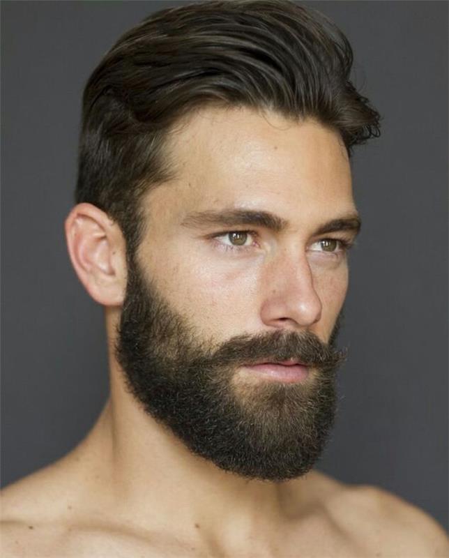 trimma kort skägg medellånga hårklippningar för män